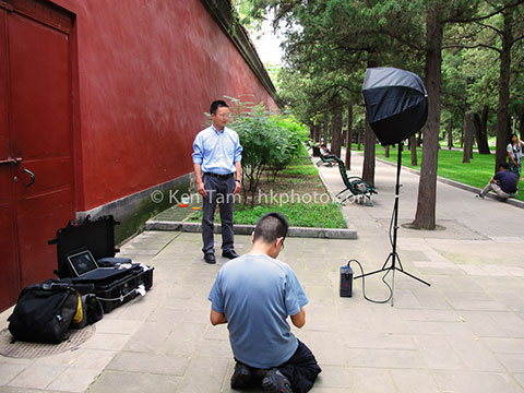 Behind the scenes of Corporate Photography in Beijing, China