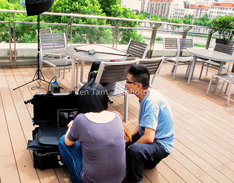 Behind the scenes of Corporate Photography in Shanghai, China