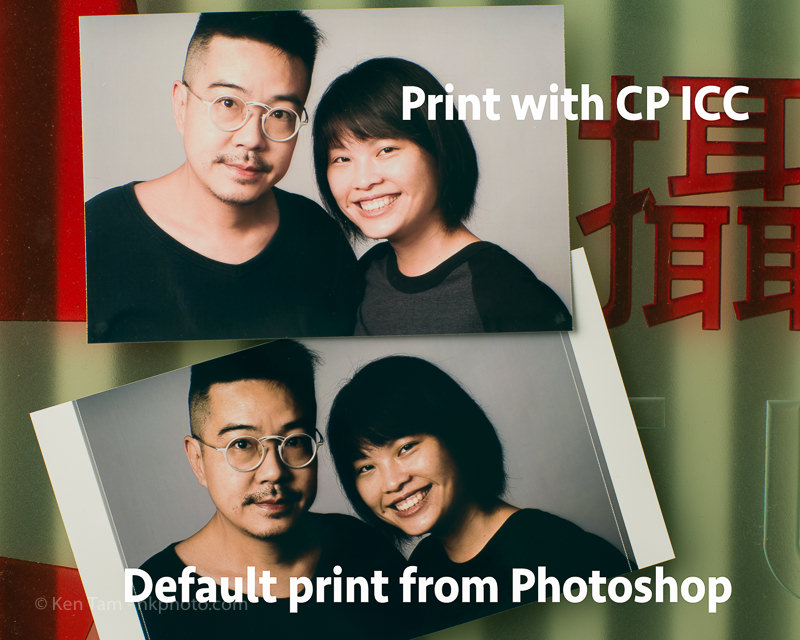 CP ICC vs default print from Photoshop