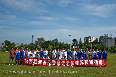 Football match event photography in Zhuhai, China